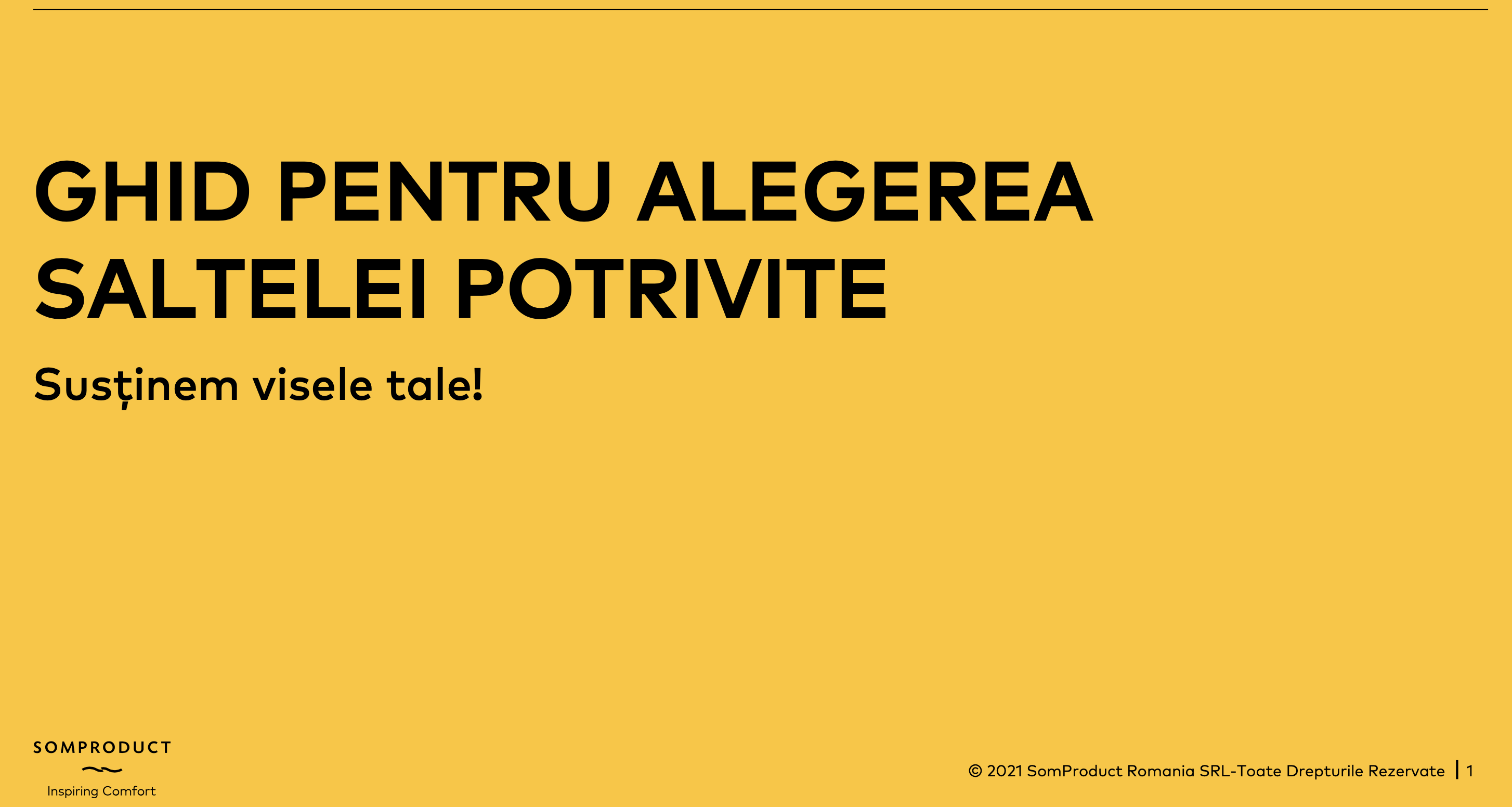 Ghid pentru alegerea saltelei